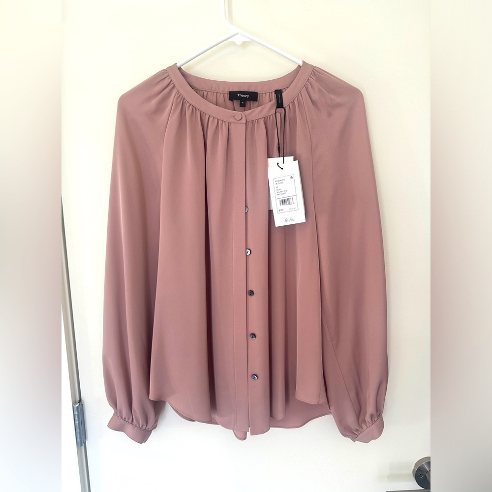 Theory Romantic Blouse NWT